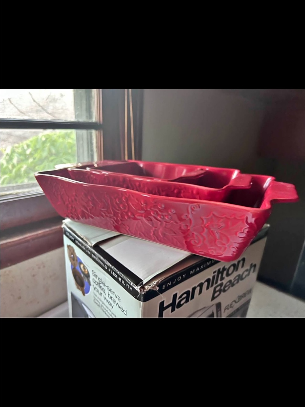 Laurie Gates Red Ceramic Nesting
Baking Dishes 3 Piece Set
